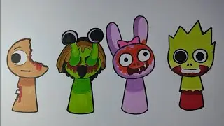Drawing Incredibox Sprunki DEAD Verry Easy