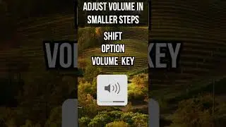 Smaller Volume Increments - Weekly Apple Quick Tip 