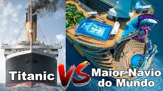 I FOUND THE BIGGEST SHIP IN THE WORLD ON GOOGLE EARTH | SYMPHONY OF THE SEAS vs TITANIC