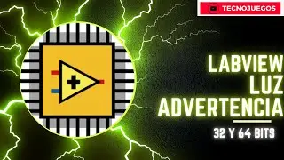 Labview alerta visual/estrobo por boton o señal de digito