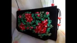 Hand Made.  Milaer . Сумки и клатчи вышитые лентами