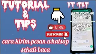 Tutorial dan tips cara setting pesan whatsap sekali baca