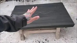 Japanese Sitting Table Restore With Epoxy