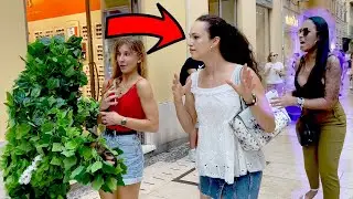 BUSHMAN PRANK IN ITALY - TOP REACTIONS