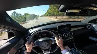 LOUD C63S AMG with Decat Downpipes (POV)