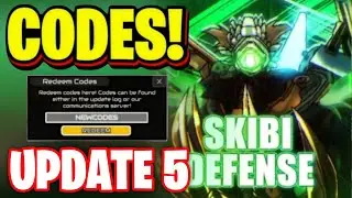 *NEW* ALL WORKING UPDATE 5 CODES FOR SKIBI DEFENSE IN JULY 2026! ROBLOX SKIBI DEFENSE CODES
