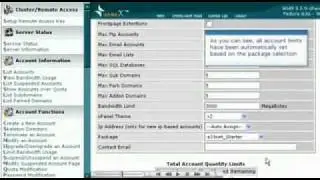 www.hostmonsterz.info presents how to create a/c in whm