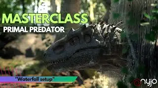 Primal Predator: A VFX Masterclass with 3ds max, V-Ray, Phoenix and TyFlow by NyjoFX | Waterfall #2