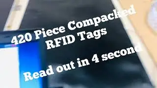 420 pcs staked Tity RFID tag 100% buld read in Seconds