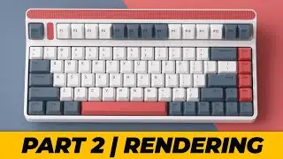 Model, UV, Texture and Render A Keyboard | Cinema 4D Tutorial | Part 2 Rendering