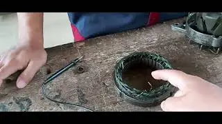 Pengujian kumparan stator Alterantor
