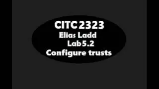 Windows Server - Configure trusts