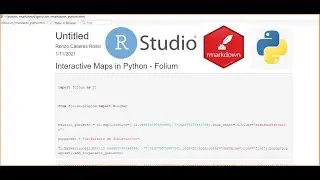 Python in RMarkdown | Python chunks in RMarkdown | Execute Python code in RMarkdown