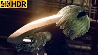 NieR Automata Intro HDR RTX 4090 4k Max Settings