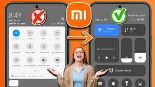 Redmi 13C Control Center Settings | change control center on redmi 13C Mi | Enable Hyper OS Control 