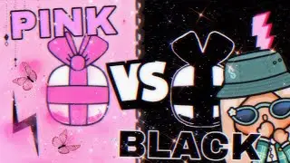 PINK VS BLACK // Toca Boca Челендж // Какой цвет ты любишь больше? 💗🖤 ~ Niks Toca