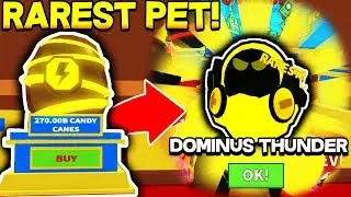GETTING THE *DOMINUS THUNDER* (RAREST PET) in ICE CREAM SIMULATOR UPDATE (Roblox)