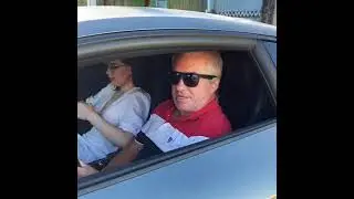Батя приехал к сыну колхознику на ламбе