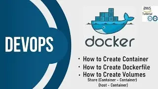 Create Dockerfile and Containers and Share Volume - Docker Tutorial