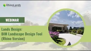 Lands Design: BIM landscape design tool (Rhino version)