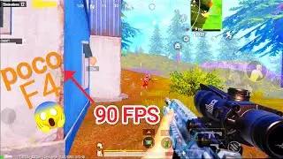 Poco F4 5G Pubg Test on Smooth 90Fps Graphics