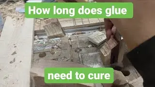 How long does wood glue take to cure.?!?!