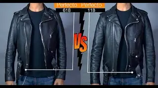 Schott Perfecto 118 Vs 618 Classic Motorcycle Leather jacket Sizing & review