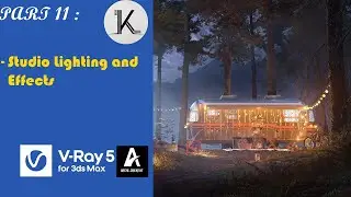 3Ds Max and V-Ray Advance Rendering Skills- Part 11 : Studio Lighting and Effects