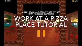 Work At A Pizza Place Basic Tutorial | Roblox