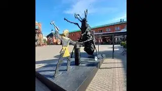 Арт-объект в стиле стим-панк «Укрощение блохи» #тула #укрощениеблохи
