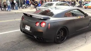Car Wrapping : How to wrap a car - NISSAN GTR - Charcoal Metallic