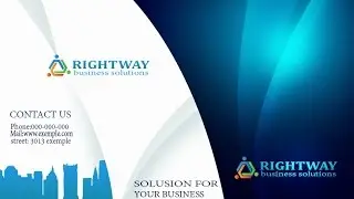 how to Create a Business Brochure in Photoshop / 2016