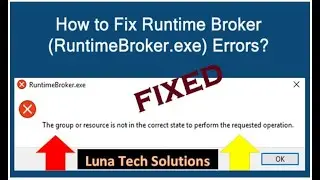 How to fix a runtime broker in Windows 10/11