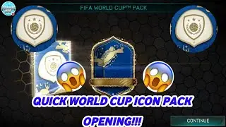 QUICK WORLD CUP ICON PACK OPENING!!!