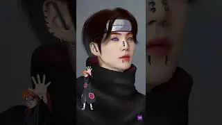 BTS Suga as Pain from Naruto | 