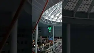 Worlds first indoor hot air balloon  