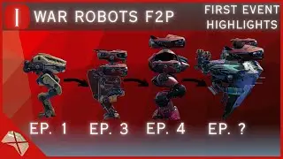 First Event Highlights |War Robots Free to Play| 4k TheCurvyRuby Gameplay 