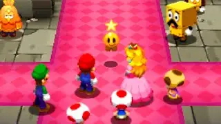 Mario & Luigi Dream Team Bros - 100% Walkthrough Part 2 Gameplay - Starlow inside Pi'illo Castle