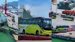 Recently, 185 Yutong buses were delivered to the Philippines.