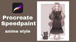 🍓 Anime inspired illustration 🍓 | Full speed process | Procreate