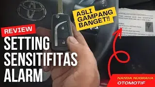 Setting Sensitifitas alarm Hilux 2022 #bengkel #bengkelmobil #alarm