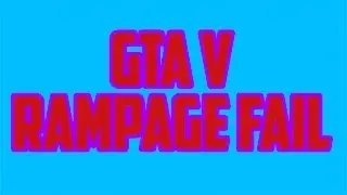 GTA V : Rampage with a stun gun (FAIL)