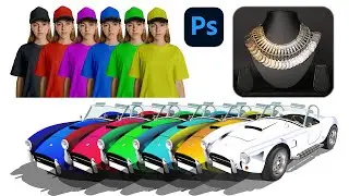 Color Change in Photoshop | Silver to Gold | White to any Color even Black