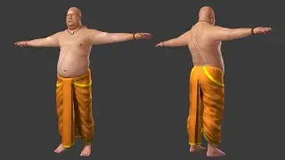 Obese Male Character