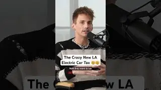 The crazy new LA electric car tax 🤯🤯 #electriccar #tax #losangeles #california