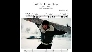 Rocky IV  Training Theme Sheet Music Tutorial Рокки 4 Тренирвка тема ноты пианино