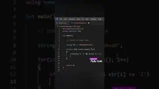 Convert upper to lower case without function in C++ for competitive coding || #short #cpp #coding