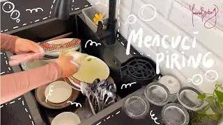 Cuci Piring✨💦 Satisfying Cleaning ❄️ Urutan Cuci Piring Agar Tidak Amis 🍮🍚🍝🍛☕️🥛🍽️🥄🍴