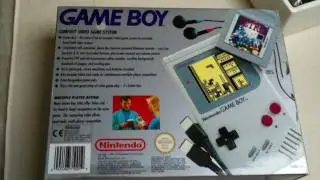 Nintendo Gameboy Unboxing & Tetris Gameplay