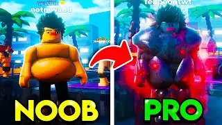I WENT FROM NOOB TO PRO IN ROBLOX GYM LEAGUE